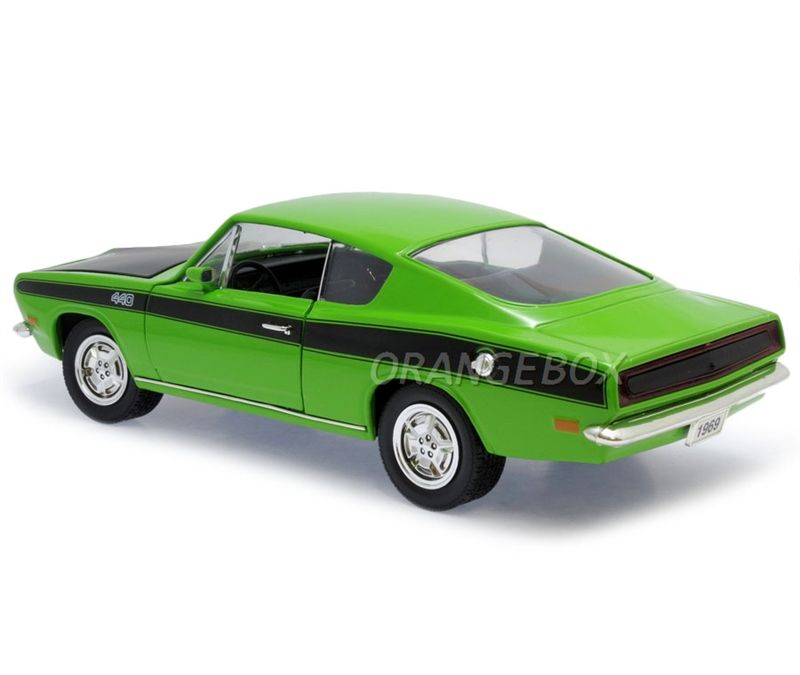 Plymouth Barracuda 1969 1:18 Yat Ming Verde - 19 anos! Loja