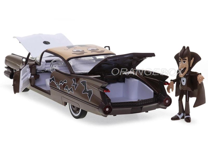 Cadillac Coupe DeVille 1959 Jada Toys 1:24 + Figura Conde Drácula