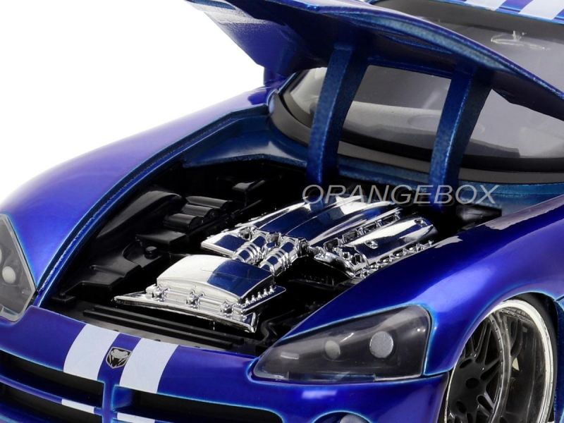 Dodge Viper SRT 10 2008 Jada Toys 1:24 Azul - 20 anos! Loja on