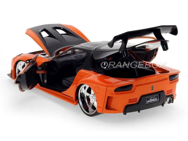 Mazda RX-7 1995 Velozes e Furiosos + Figura Han's Jada Toys