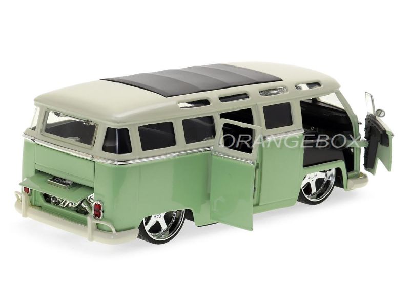 Volkswagen Kombi Bus 1962 BigTime Kustoms Jada Toys 1:24 Verde