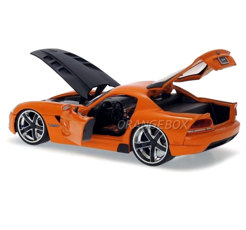 Dodge Viper SRT10 2008 1:24 Jada Toys Laranja - 20 anos! Loja on