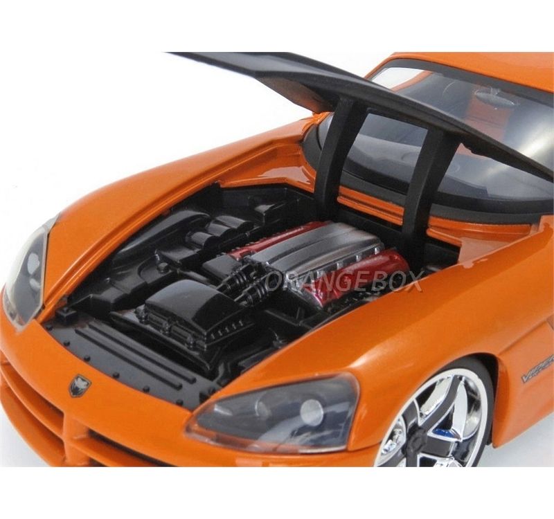 Dodge Viper SRT10 2008 1:24 Jada Toys Laranja - 20 anos! Loja on
