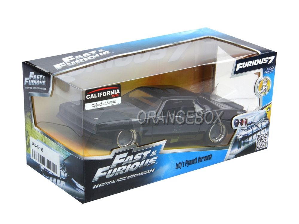Letty's Plymouth Barracuda Velozes e Furiosos 7 Jada Toys 1:24