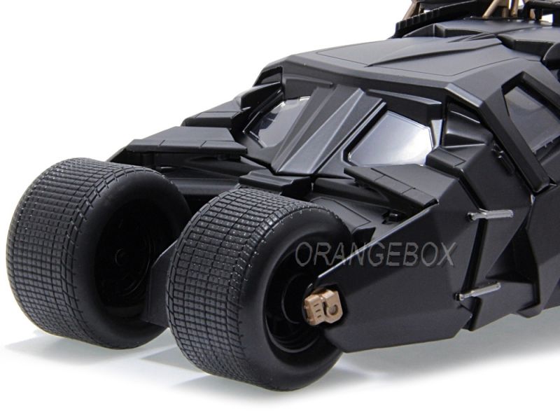 Batmóvel Tumbler + Figura Batman (em metal) - The Dark Knight 2008
