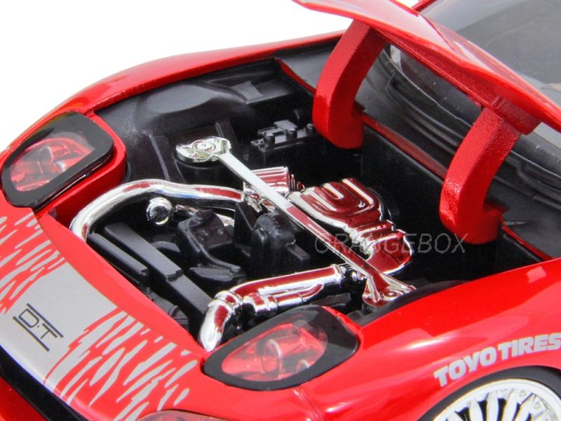 ミニカー jadatoys Mazda RX-7 1/18 Dom's Mazda RX-7 Red Fast and FuriouS Velozes e Furiosos Jada Toys