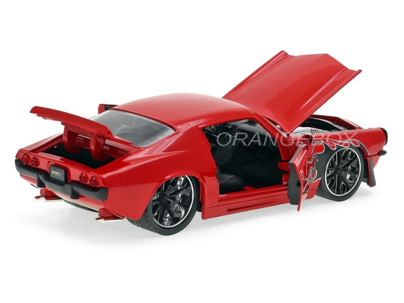 Chevrolet Camaro SS 1971 Big Time Muscle 1:24 Jada Toys Vermelho