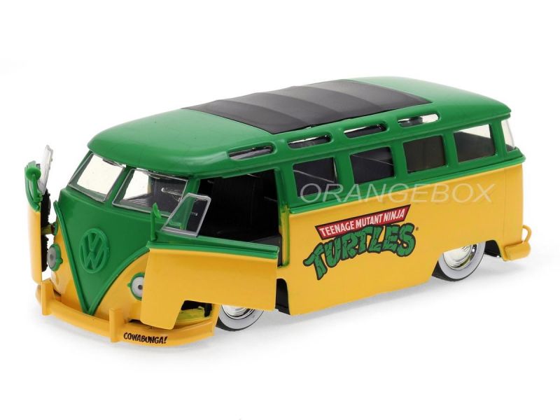 Volkswagen Kombi Pick-Up Bus 1962 Tartarugas Ninja + Figura