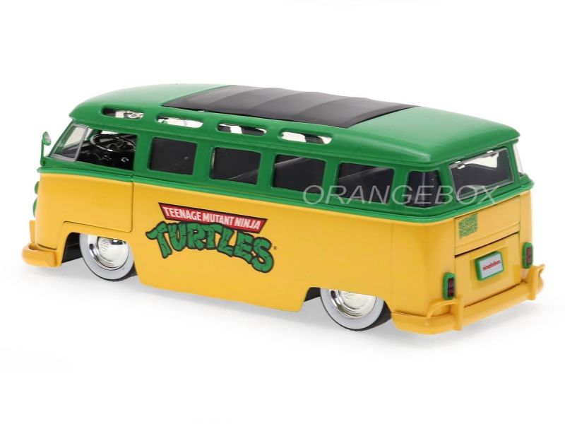 Volkswagen Kombi Pick-Up Bus 1962 Tartarugas Ninja + Figura