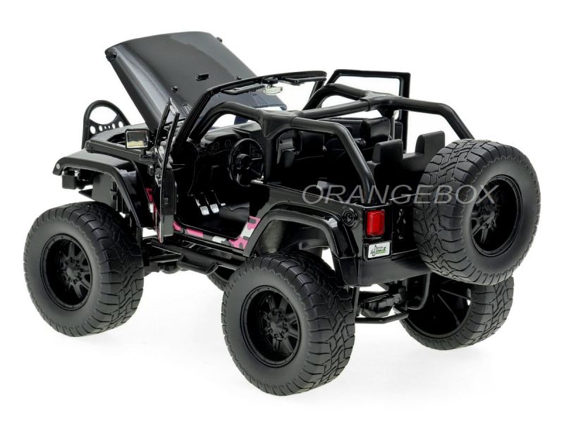 Jeep Wrangler 2007 Just Trucks Jada Toys 1:24 + Rodas Extras - 19