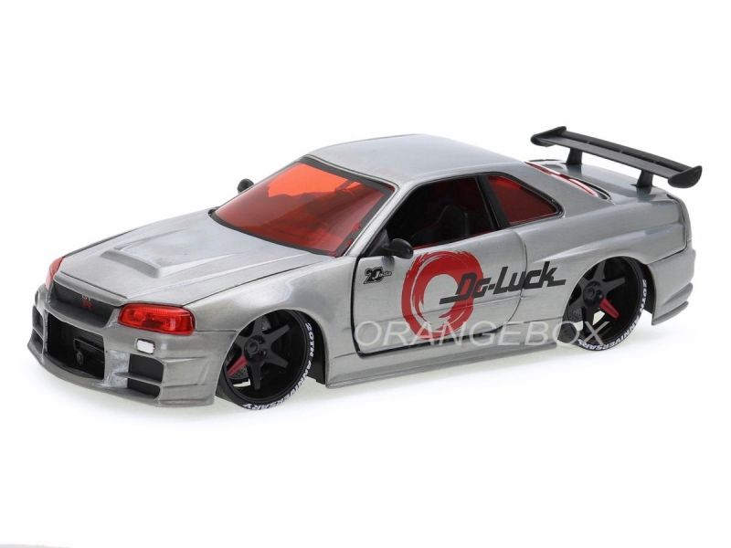 Nissan Skyline GT-R (BNR34) 2002 Jada Toys 1:24 Edição 20º