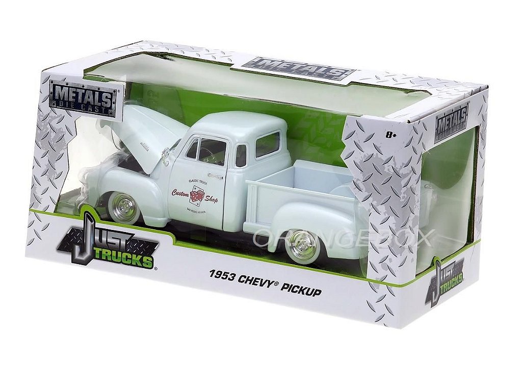 Jada/'53 Chevyシボレー PickUpピックアップ 1/24 Chevrolet 3100 Pick-Up 1953 Jada Toys 1:24 Branco - 20 anos! Loja