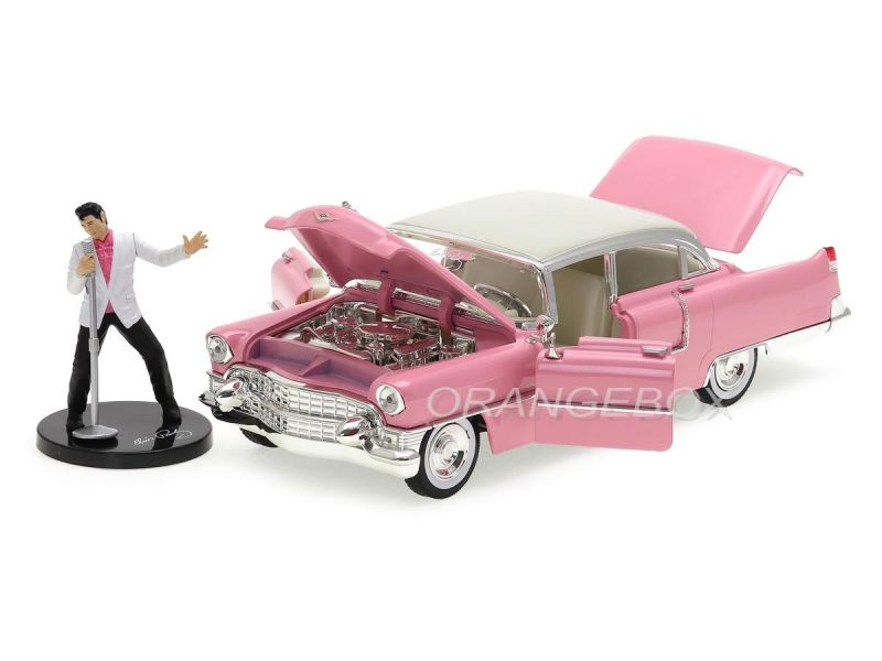 Cadillac Fleetwood 1955 Jada Toys 1:24 + Figura Elvis Presley - 19