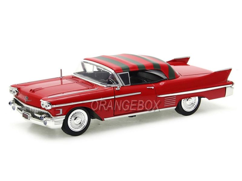 jadatoys キャデラック Cadillac Series 62 1958 + Freddy Krueger Jada Toys 1:24 - 19 anos