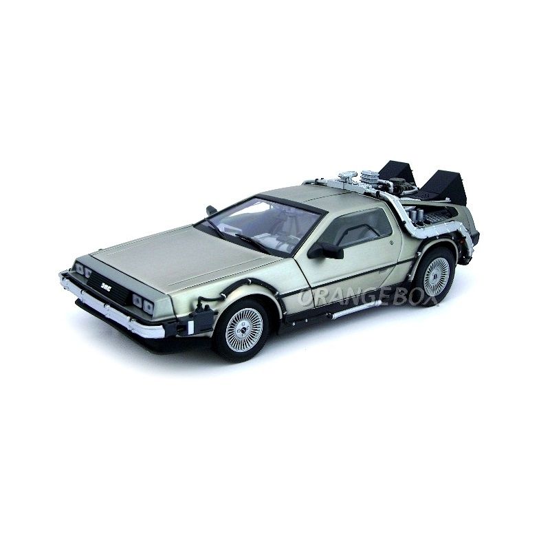【箱付き・欠品無し】サンスター DeLorean 1/18 スケール ミニカー Delorean Time Machine Back to the Future Parte I Sunstar 1:18 - 19