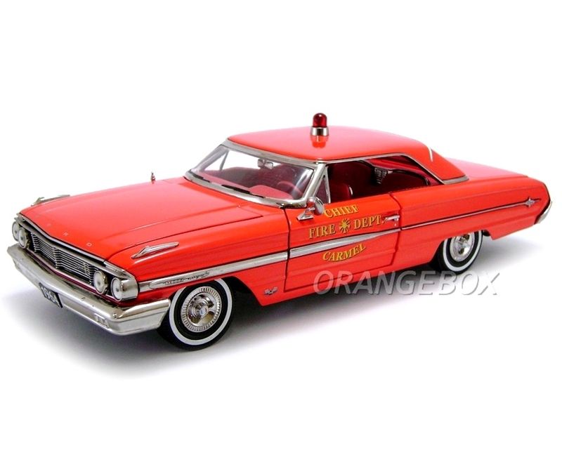 Ford Galaxie 500 1964 Carmel Fire Dept. Sunstar 1:18 - 20 anos