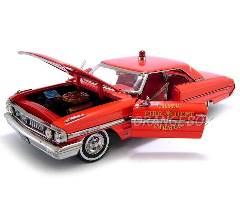 Ford Galaxie 500 1964 Carmel Fire Dept. Sunstar 1:18 - 20 anos