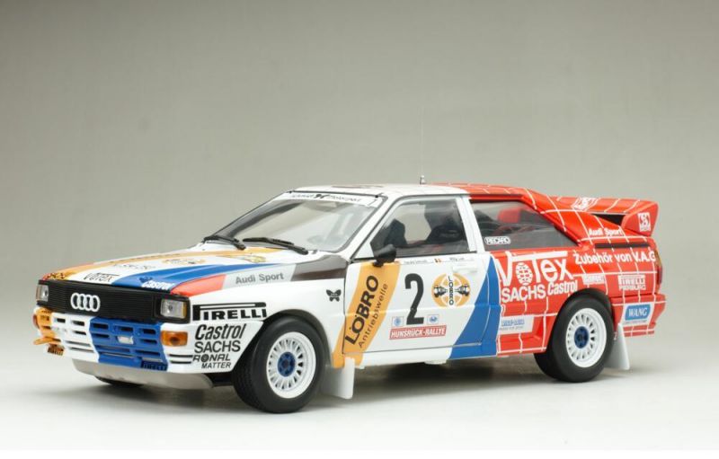 Audi Quattro A1 #2 H.Demuth/W.Lux Rallye 1984 Winner 1:18 Sunstar