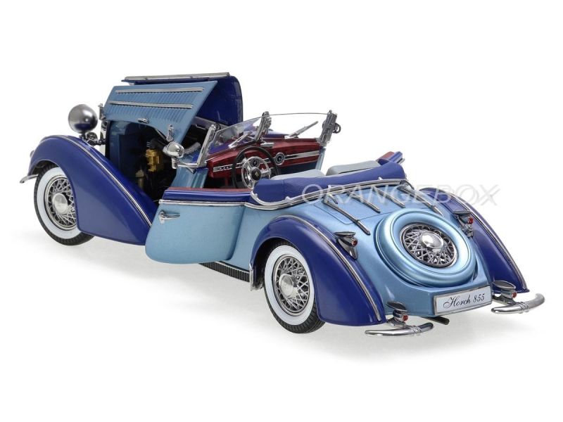 Horch 855 Roadster 1939 Sunstar 1:18 Azul - 19 anos! Loja on-line