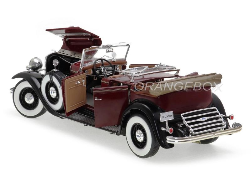 Ford Lincoln KB Top Down 1932 Sunstar Platinum 1:18 Marrom - 20