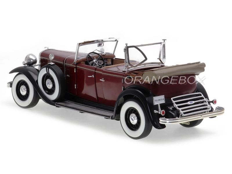 Ford Lincoln KB Top Down 1932 Sunstar Platinum 1:18 Marrom - 20