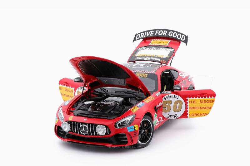 Mercedes Benz AMG GT R Rote Sau 1:18 Almost Real - 20 anos! Loja