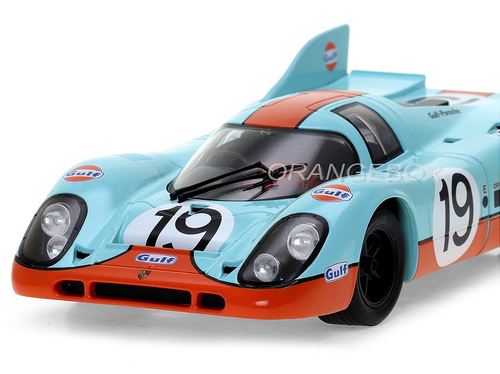 Porsche 917K Gulf #19 2º 24 Horas Le Mans 1971 1:18 CMR - 20 anos