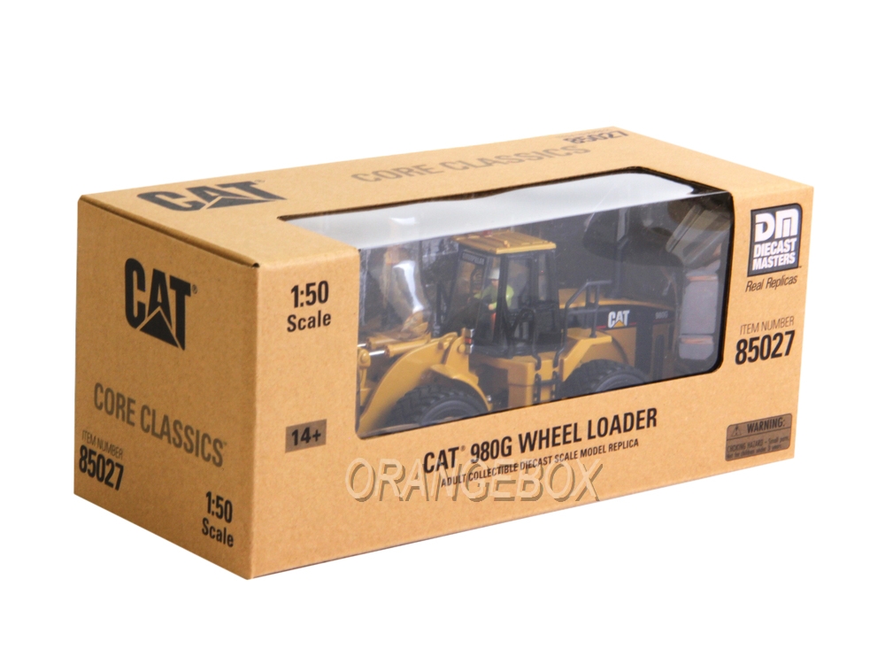 Pá Carregadeira 980G Caterpillar Diecast Masters 1:50 - 20 anos