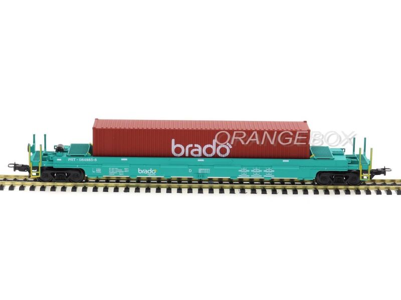 Vagão Logística PRT Brado Double Stack 1:87 HO Frateschi - 2112