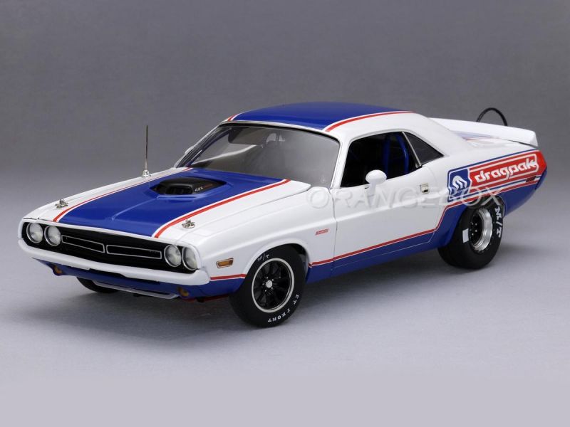 ミニカー 1971 DODGE CHALLENGER R/T Dodge 426 HEMI Challenger R/T 1971 Drag Pak Edição Limitada 1:18