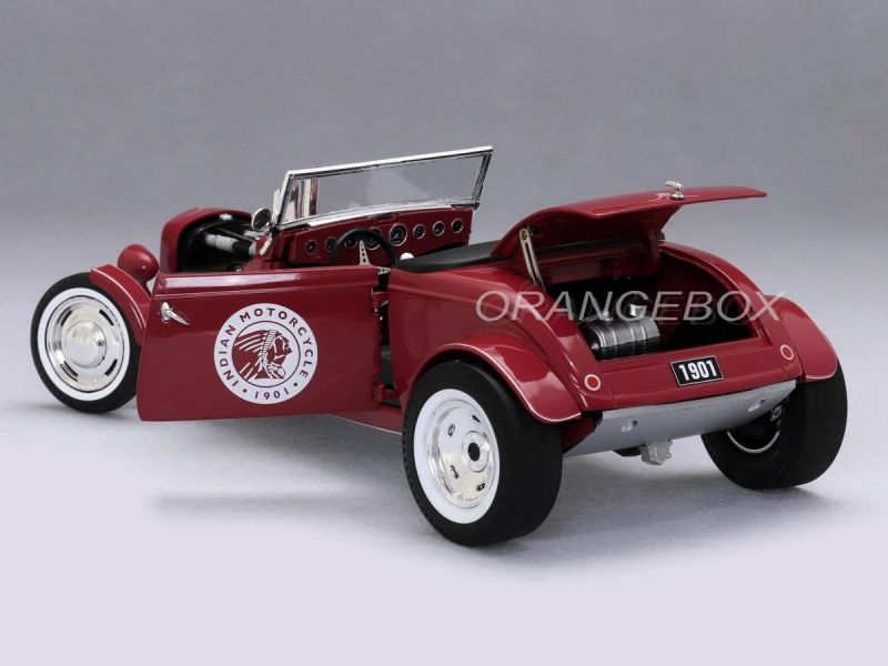 Hot Rod Roadster 1934 Indian Motorcycle 1:18 GMP - 20 anos! Loja