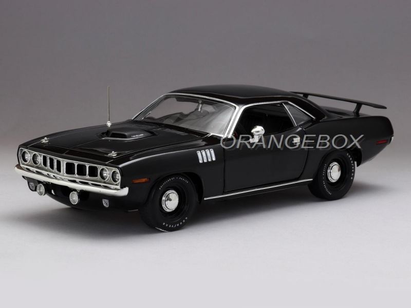 Plymouth Hemi Cuda 1971 1:18 Acme Preto - 20 anos! Loja on-line de