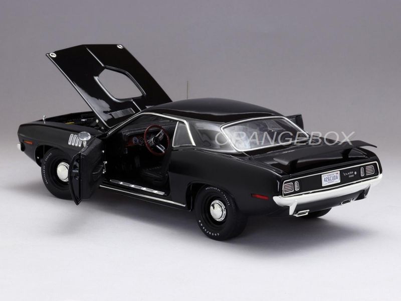 Plymouth Hemi Cuda 1971 1:18 Acme Preto - 19 anos! Loja on-line de