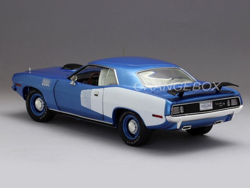 Plymouth Hemi Cuda 1971 1:18 Acme Azul - 19 anos! Loja on-line de