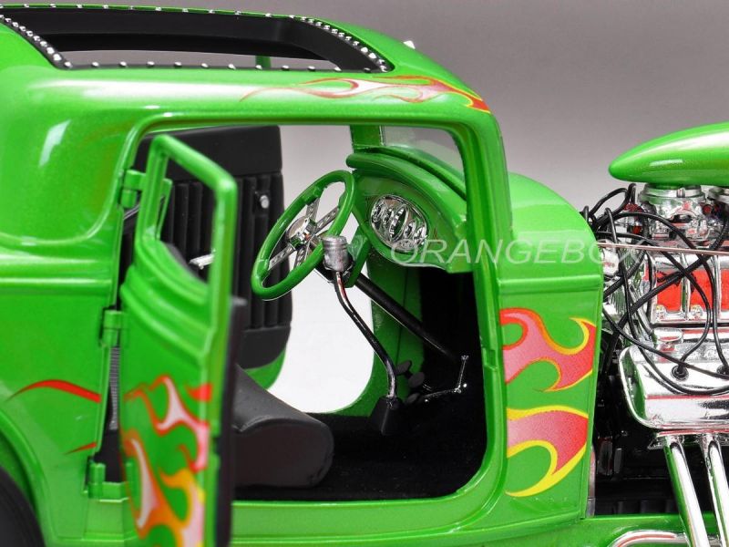 Ford 1932 3 Janelas Hot Rod Rat Fink Edição Limitada 1:18 Acme