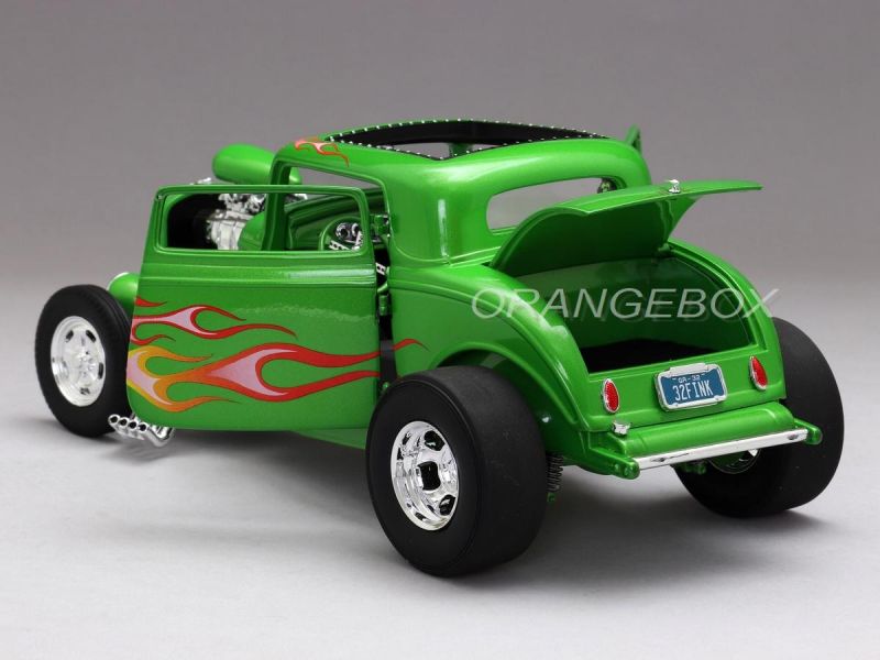 Ford 1932 3 Janelas Hot Rod Rat Fink Edição Limitada 1:18 Acme