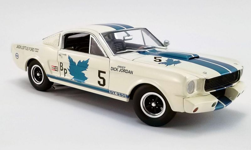 Mustang Shelby GT350R 1965 Canadian Champion Edição Limitada 1:18