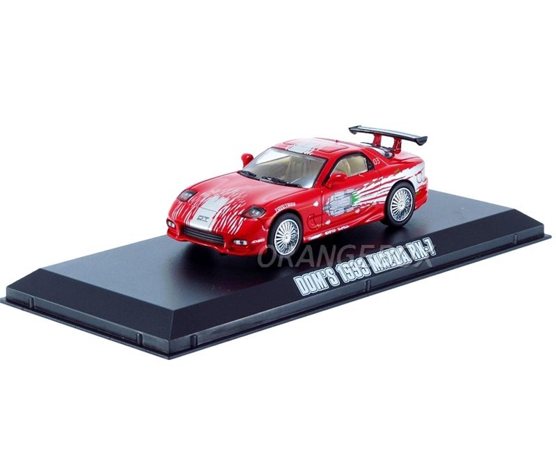 Mazda RX7 1993 Fast and Furious 1:43 Greenlight Vermelho - 20 anos