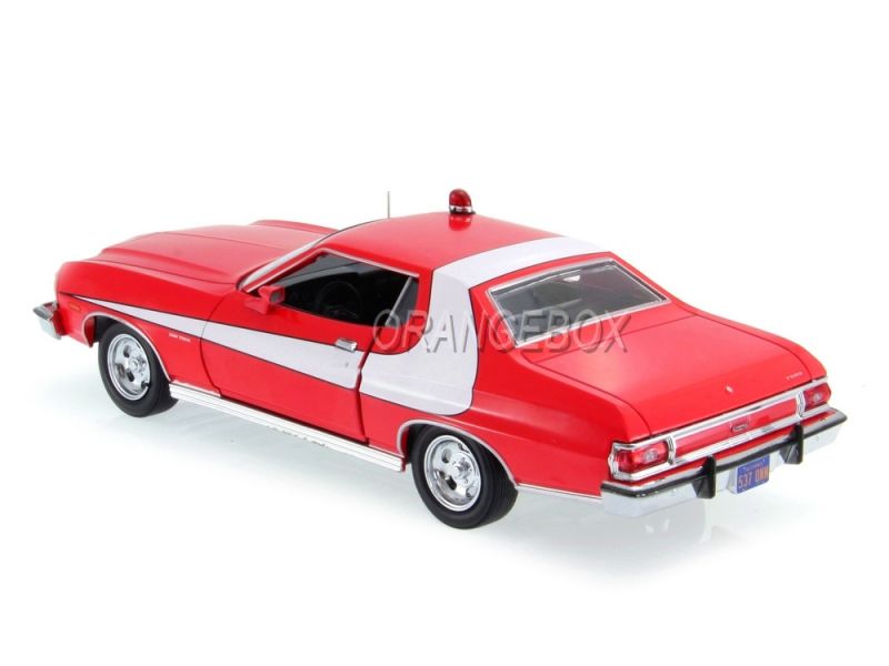 Ford Gran Torino Starsky and Hutch 1976 Greenlight 1:24 - 20 anos