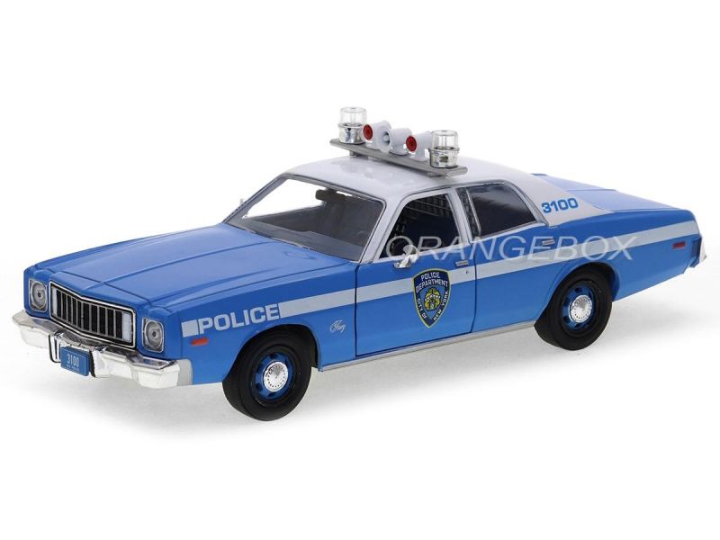 Plymouth Fury 1975 NYPD 1:24 Greenlight - 20 anos! Loja on-line de
