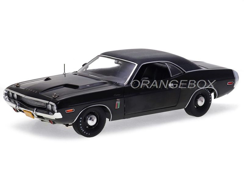 美品 greenlight 1970 DODGE CHALLENGER R/T Dodge Challenger R/T 1970 1:18 Greenlight Preto - 19 anos! Loja on