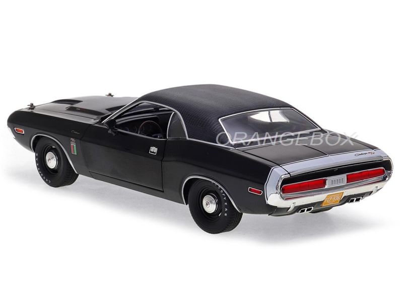 Dodge Challenger R/T 1970 1:18 Greenlight Preto - 20 anos! Loja on