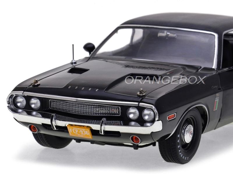 Dodge Challenger R/T 1970 1:18 Greenlight Preto - 19 anos! Loja on
