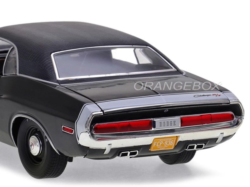Dodge Challenger R/T 1970 1:18 Greenlight Preto - 20 anos! Loja on