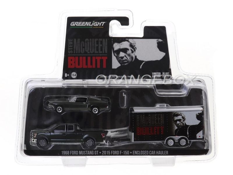 Greenlight 1/64 Ford Mustang GT 1968 – Bullitt – Modèle Steve McQueen