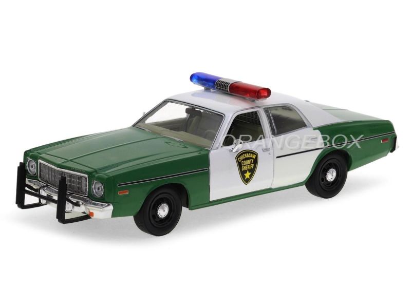 Plymouth Fury 1975 Chickasaw County Sherif 1:24 Greenlight - 20