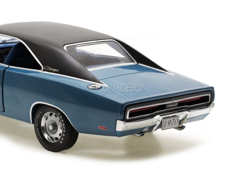 Dodge Charger 500 1970 Greenlight 1:18 Azul - 20 anos! Loja on