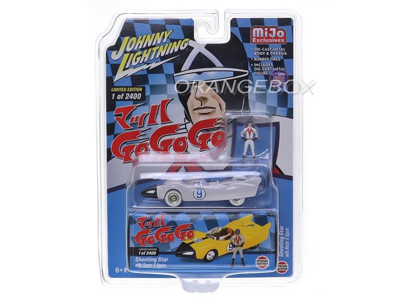 Chase Car - Speed Racer Shooting Star com Figura 1:64 Johnny