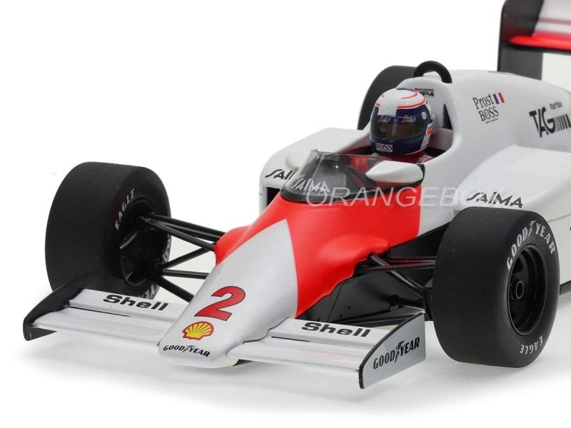 Fórmula 1 McLaren MP4/2B Alain Prost Vencedor Gp Monaco 1985 1:18