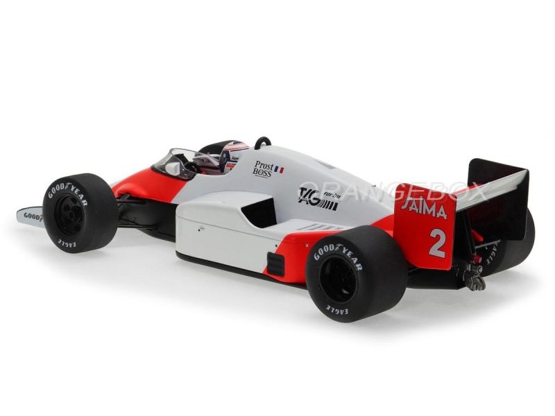Fórmula 1 McLaren MP4/2B Alain Prost Vencedor Gp Monaco 1985 1:18